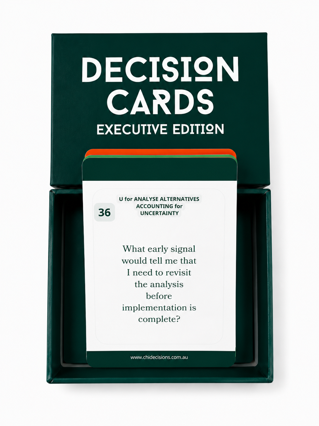 Decision Card Deck - Executive Edition by Chi Decisions