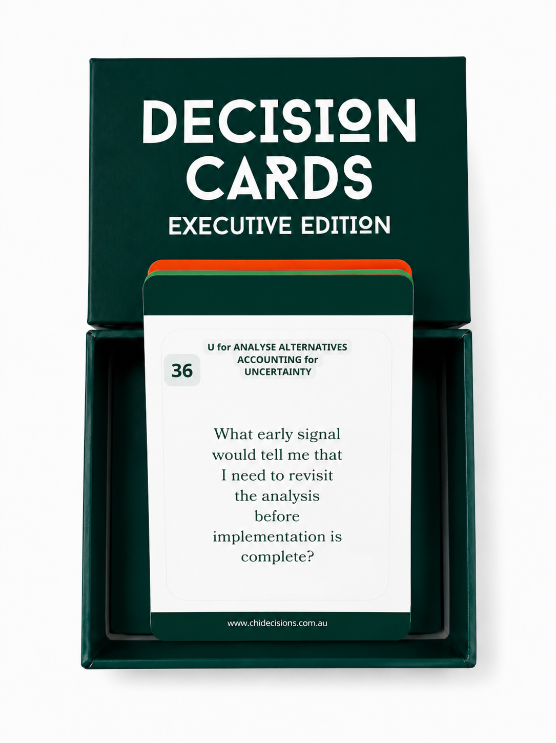 Decision Card Deck - Executive Edition by Chi Decisions