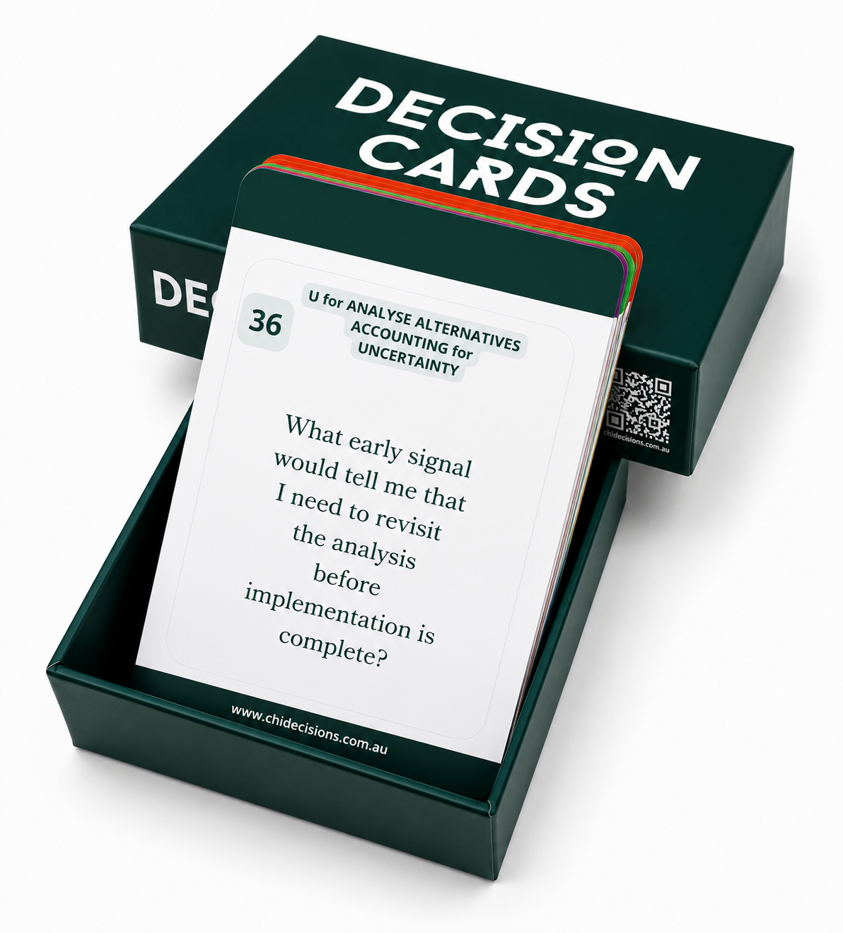 Decision Card Deck - Executive Edition by Chi Decisions
